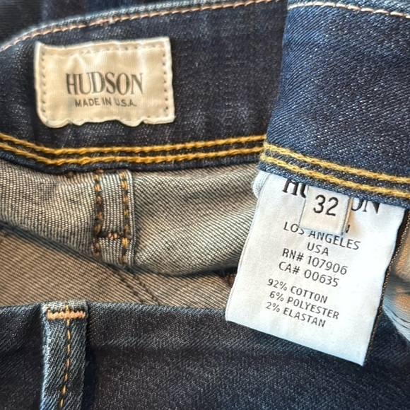 Hudson Beth Baby Boot Low Rise Denim Women's Size 32 - Picture 7 of 8